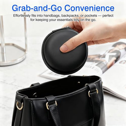 Hard Shell Earphone Carrying Case – Protective Headphone & Earbud Storage Pouch with Soft Microfiber Lining for Travel and Daily Use
