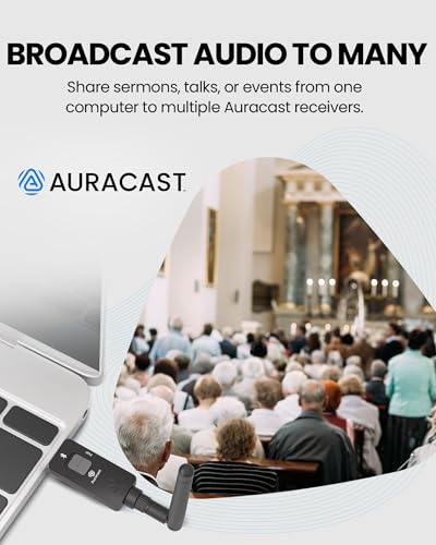 Avantree DG60 Aura - Long Range Auracast Transmitter for Hearing Aids