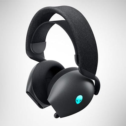 Alienware Wireless Gaming Headset, Active Noise Canceling | 2.4GHz Wireless, Dolby Atmos, Hi-Res Audio, 20Hz–40kHz Frequency, 32 Ohm Impedance, Dark Side of the Moon - color: Dark Side of the Moon