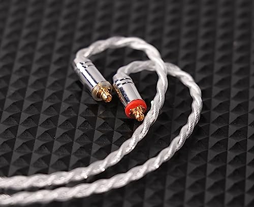 Linsoul Tripowin Solstice 26AWG Silver-Plated Copper HiFi IEM Cable for in Ear Monitor, Audiophile(MMCX) | for in Ear Monitor, HiFi Wired Earbuds, Gaming IEM, Audiophile& Musician Use, MMCX - size: MMCX
