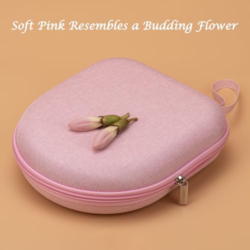 Ginsco Universal Headphone Case Compatible with JBL Tune 510BT 720BT, Sony WH-CH 720N/WH-CH520, with Sony/JBL/Soundcore Q20i Q30/BERIBES/TOZO/KVIDIO etc Wireless Headphones Pink - color: Pink