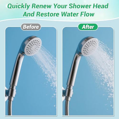 MAPVOLUT 70-in-1 Shower Head Cleaner Kit - 50 Micro Brushes + 20 Steel Picks for Clogged Nozzles, Stanley Cups, 3D Printers, Faucets -Each Tools Storage Case, Tiny Hole Unclogging Tool - color: Pink+white+orange+green+blue