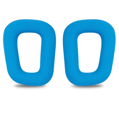 Linkidea Replacement Ear Pads for Logitech G430, G930, G35, F450, G432, G332 Headphones, Ear Covers (Mesh Fabric/Blue)