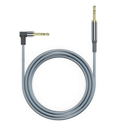 3.5mm Aux Cable Cord,Hi-Fi Sound 90 Degree Nylon Braided 3.5mm Male to Male Stereo Aux Cables Right Angle TRS Cable Portable Compatible for Headphone, car,Tablets, Speakers (3.94FT/1.2M) - size: 3.94FT/1.2M