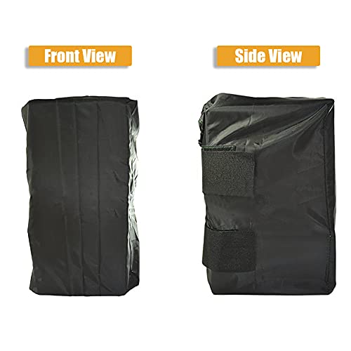 Outdoor Speaker Cover Waterproof Wall Mounted Speaker Protection with Windproof Elastic Cord - size: 1pack