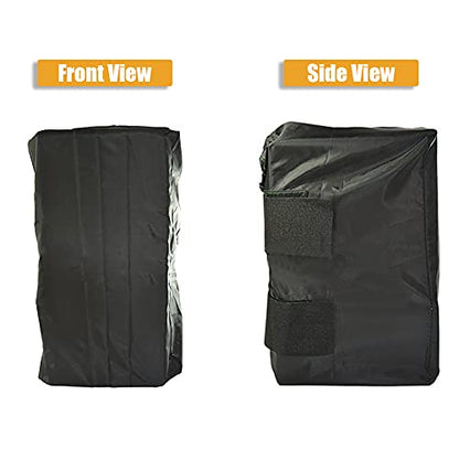 Outdoor Speaker Cover Waterproof Wall Mounted Speaker Protection with Windproof Elastic Cord - size: 1pack