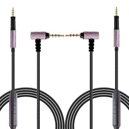 FAAEAL Audio Cable Compatible with Sennheiser Momentum 4 Momentum 3 Momentum 2.0 HD450BT PXC550 HD400S Headphones in-line Mic Control Headphone Cord Works on iOS/Android 4.9ft w/mic 2-Pack - style: 3.5mm w/mic 2-Pack