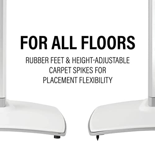 Sanus Wireless Speaker Stands for Sonos ERA 300™ (White) - Pair, Perfect Stand Setup for Easy and Secure Mounting of New Sonos Era 300™ Speakers - OSSE32-W2 - color: White Pair