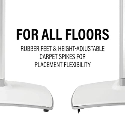 Sanus Wireless Speaker Stands for Sonos ERA 300™ (White) - Pair, Perfect Stand Setup for Easy and Secure Mounting of New Sonos Era 300™ Speakers - OSSE32-W2 - color: White Pair