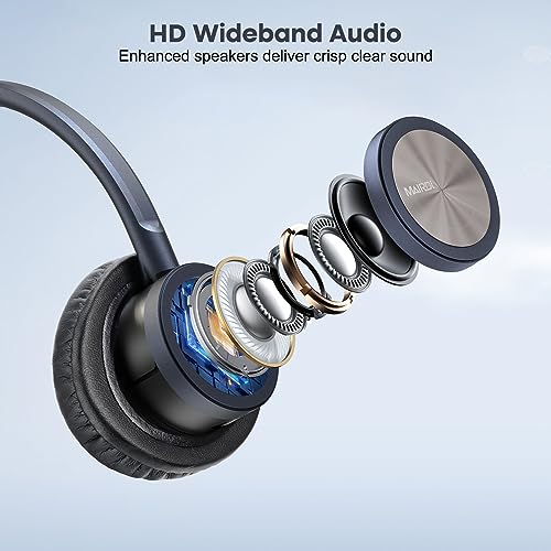 MAIRDI Telephone Headset with Microphone Noise Canceling, Binaural with RJ9 Jack & 3.5mm Connector for Office Call Center Deskphone Cell Phone PC Laptop, Work for Cisco 7941 7965 6941 7861 8811 8961