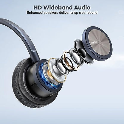 MAIRDI Telephone Headset with Microphone Noise Canceling, Binaural with RJ9 Jack & 3.5mm Connector for Office Call Center Deskphone Cell Phone PC Laptop, Work for Cisco 7941 7965 6941 7861 8811 8961