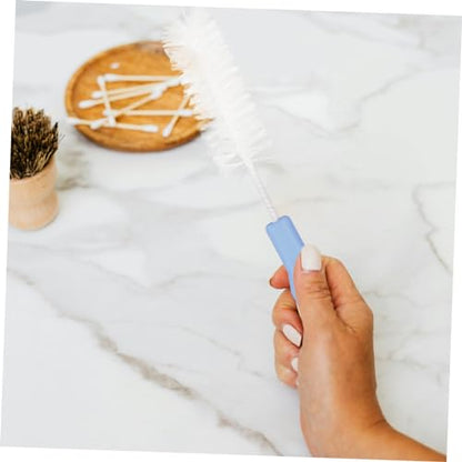 Outanaya 5pcs Hearing Aid Cleaning Brush Bristle Ear Cleaning Brush for Earwax Removal for Adults Headphone Cleaner