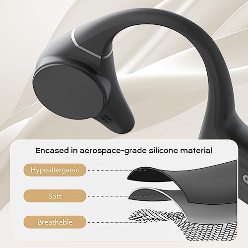 NANK Runner Diver2 Bone Conduction Headphones, IP68 Swimming Headphone with MP3 Player Built-in 32G Memory, Bluetooth 5.3 Open Ear Headphones with CVC6.0 Mic for Swimming Running Cycling Gym