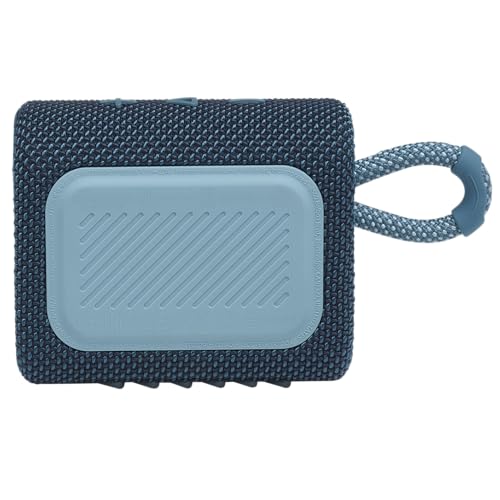 JBL Go 3 - Portable Mini Bluetooth Speaker, big audio and punchy bass, IP67 waterproof and dustproof, 5 hours of playtime, speaker for home, outdoor and travel (Blue) - color: Blue, style: GO3