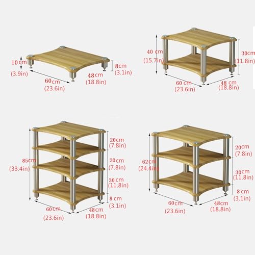 Stereo cabinet,audio rack,av media stand,stereo stand,audio stand,av cabinet,stereo racks and stands,media rack,hifi rack,audio rack cabinet,stereo rack,audio cabinet,audio-video shelving,av rack(1-la - color: 1-layer, size: Black
