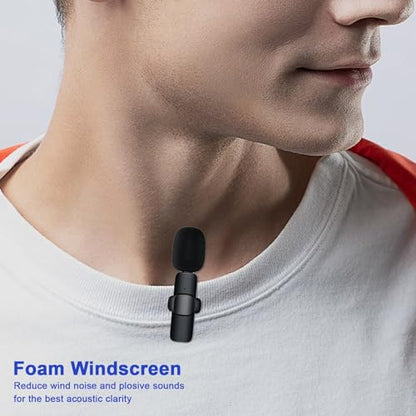 8-Pack Lavalier Mic Windscreen Set for 8mm Microphones | Plush and sponge covers, reduce wind and breath noise, for podcasting, streaming, interviewing, recording