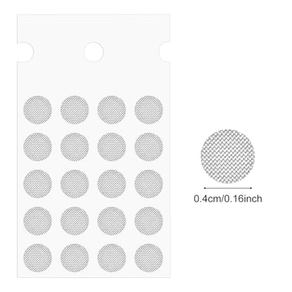 Ymapinc 40Pcs Silver IEM Filter (4mm), Universal Earbud Dust Filter Mesh | Anti-Dust Headphone Screen Replacement for In-Ear Headphones, IEM Accessories