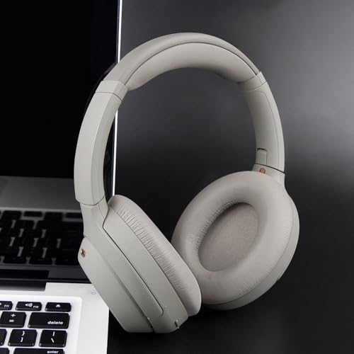 SOULWIT Replacement Earpads for Sony WH-1000XM4 (WH1000XM4) Headphones, Ear Pads Cushions with Noise Isolation Foam, Added Thickness, Without Affecting Sensor - Grey - color: Grey