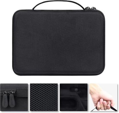 Aenllosi Hard Case for Shure SM7B/MV7/SM7dB Vocal Dynamic Microphone, Black | EVA case construction, Water-resistant design, Impact-resistant design, Case only - size: Shure SM7B/MV7