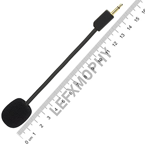 LEFXMOPHY 2-Pack Blackshark V2 Mic Replacement for Razer BlackShark V2 and V2 Pro Gaming Headset 3.5mm Detachable Game Boom Microphone on PC Xbox PS4 PS5 - color: Black Standard 2-Pack