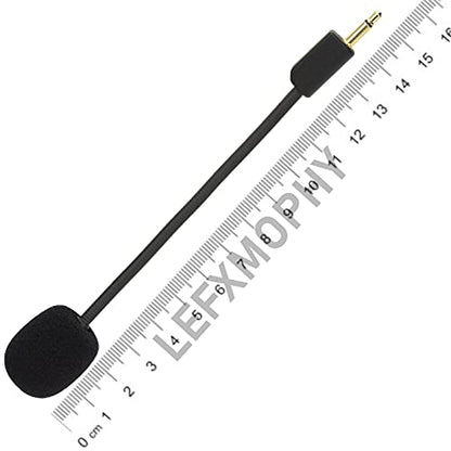 LEFXMOPHY 2-Pack Blackshark V2 Mic Replacement for Razer BlackShark V2 and V2 Pro Gaming Headset 3.5mm Detachable Game Boom Microphone on PC Xbox PS4 PS5 - color: Black Standard 2-Pack