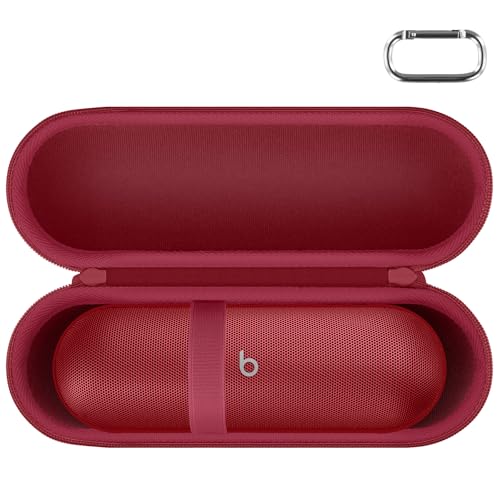 Aenllosi Hard Case for Beats Pill - Speaker Statement Red | EVA case construction, Water-resistant design, Dust-resistant design, Case only - color: Statement Red