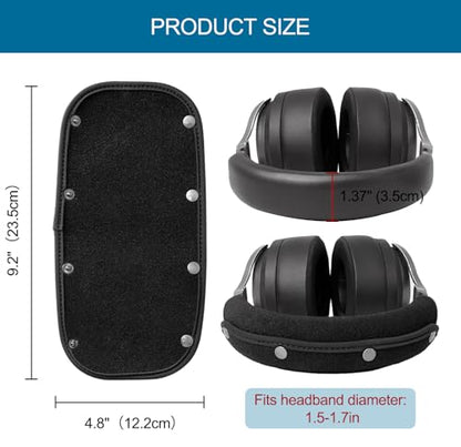 Cooling Gel Replacement Ear Pads Cushion and Headband Cover for Corsair Virtuoso RGB Wireless SE XT Gaming Headset, Headphones Protector, Easy Installation, Premium Material & Black