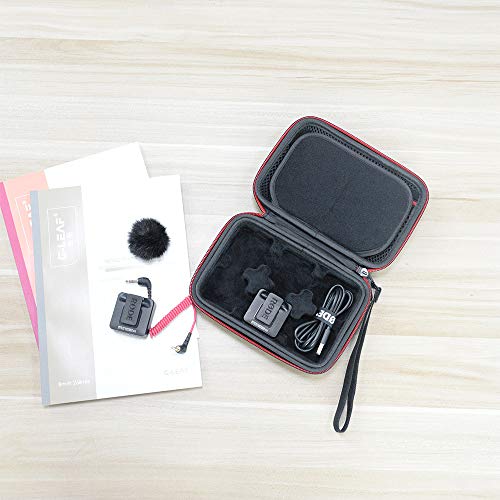 RLSOCO Carrying Case for Rode Wireless GO II/Wireless ME/Wireless GO III (Gen 3)/Wireless GO Wireless Microphone System - Fits for Rode Wireless GO 2/3 Microphone (Black) - color: Six Slots