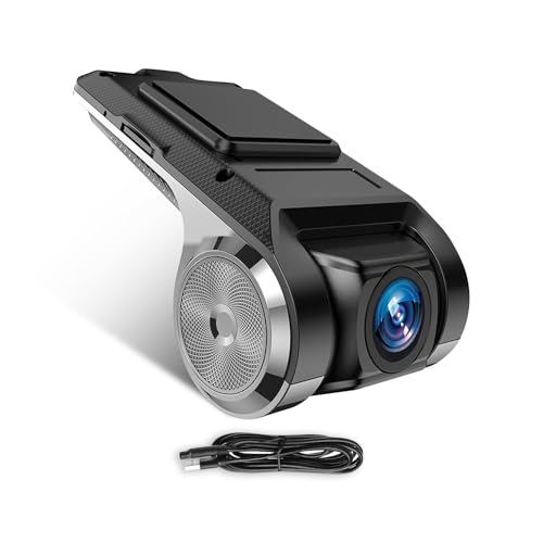 Dash Cam for Android Car Radio, HD 720P, USB DVR Front with 140°Wide Angle, Night Vision, Loop Recording, Built-in Recordable Micphone, Supports Up to 32GB Max.
