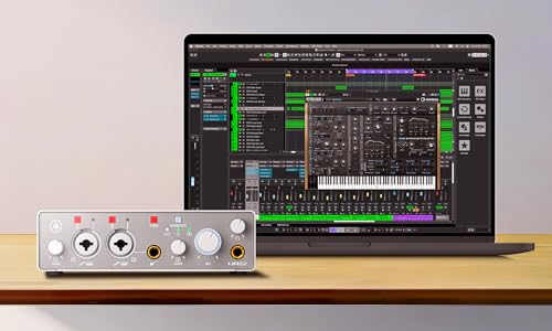 Yamaha 2-in/2-out USB-C Audio Interface with 24-bit/192kHz Support, 2 Combo Inputs, Direct Monitoring, Loopback Function, and Steinberg Software Suite, White UR22MK3 W - color: White, style: UR22MK3