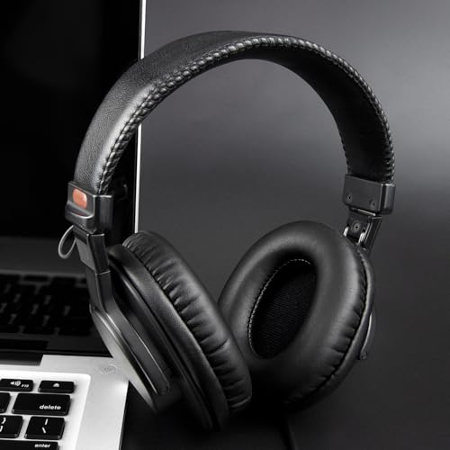SOULWIT Earpads for Sony MDR-7506/MDR-V6/MDR-V7/MDR-CD900ST - Black - color: Black