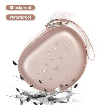 Extra Large Headphone Case Compatible with Picun B8/ P26/ for Beats Studio Pro/ Solo3/ Studio3/ for Elecder i39 and More Foldable Bluetooth Wireless Headset - Rose Gold - color: Rose Gold