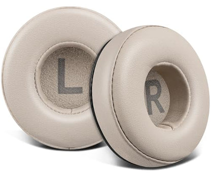 SOULWIT Earpads Replacement for JBL Tune 450BT/Tune 460BT/Tune 500BT/Tune 510BT/Tune 520BT/Tune 530BT/JR 300BT/JR 310BT/E40BT/Junior 320BT, Ear Pads Cushions with Soft Protein Leather - Sand - color: Sand