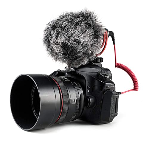 3.5mm TRS to TRS Camera Mic Patch Cable for Rode, Movo, Deity, Nikon, Canon | 3.5mm Audio Cable Short: Mic to Camera Patch Cable Cord for VideoMicro Wireless GO II, Movo, GoPro Pro with Mic Adapter, Etc