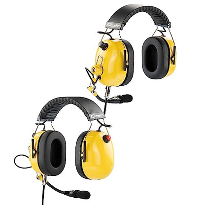 Arrowmax AHDH0042-YW-M9 Noise Cancelling Headset Compatible with Motorola Radios APX6000 APX7000 APX8000 XPR6350 XPR6550 XPR7550 XPR7350e XPR7550e XPR7580e APX 6000 7000 8000 XPR 6550 7550 7550e with