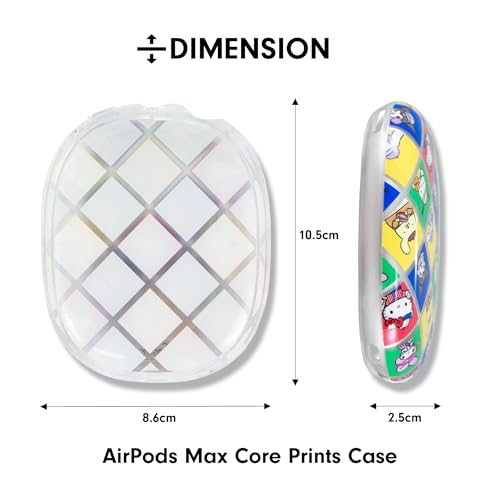 Sonix x Sanrio Protective Case Cover for AirPods Max Headphones - Stylish TPU Hard Shell Ear Cup Covers | Hello Kitty & Friends Sports - color: Hello Kitty and Friends Sports