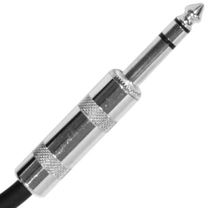 Seismic Audio SATRXL-M2Yellow6 2-Feet XLR Male to 1/4-Inch TRS Patch Cables - Yellow - color: Yellow, size: 2 Foot