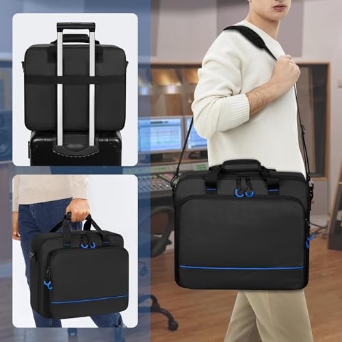 PGmoon Mixer Travel Bag Compatible with Mackie ProFX12v3/ProFX10v3 | Audio Mixer Carrying Case with Multi-Pockets for Mics, Cables and More Equipment (Patented Design)