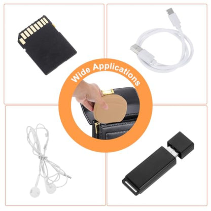 HARFINGTON Earbuds Cases, Wired Earphone Case Holder Organizer, Silicone Ear Buds Case Small for USB Cable, Earphones, Brown - color: Brown