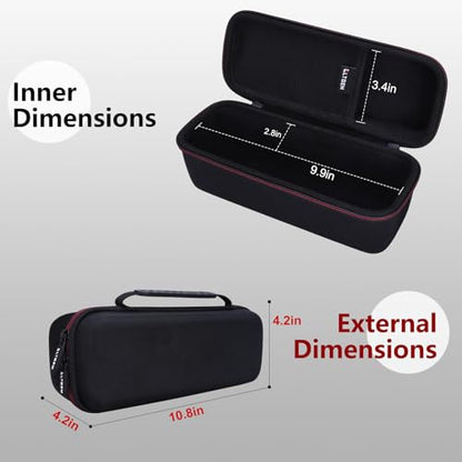 LTGEM Case for Turtlebox Ranger Portable Bluetooth Speaker | Hard EVA Shell, Water-Resistant, Shock Protection, Scratch-Resistant Interior, Portable Travel Storage Case Only