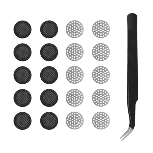 Earbud Dust Filter Mesh Replacement for DEWALT Heavy Duty Bluetooth Neckband Headphones, Jobsite Pro-X1 Heavy Duty Bluetooth TWS Earbuds, 20Pcs