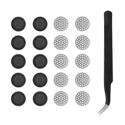 Earbud Dust Filter Mesh Replacement for DEWALT Heavy Duty Bluetooth Neckband Headphones, Jobsite Pro-X1 Heavy Duty Bluetooth TWS Earbuds, 20Pcs