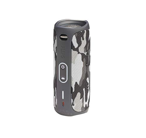 JBL Flip 5 Portable Waterproof Wireless Bluetooth Speaker - Black Camo (Renewed) - color: Black Camo