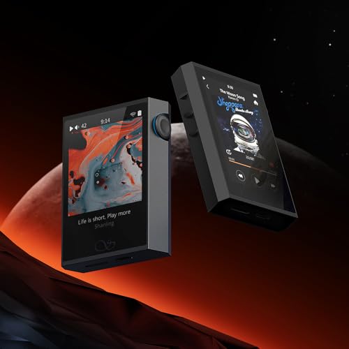 SHANLING M1 Plus Protable Music Player M1Plus MP3 High-Definition Lossless ES9069Q DAC Dual SGM8262 Amplifier PCM768 DSD512 Bluetooth 5.2 LDAC WiFi DLNA Black - color: Black
