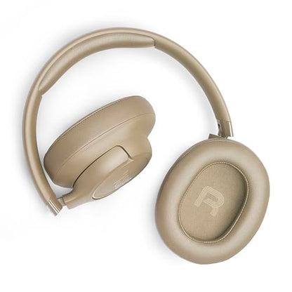 JBL Tune 730BT - Wireless Over-Ear Headphones - Beige | JBL Pure Bass Sound, Customize your sound with the JBL Headphones App, 2 beamforming mics for perfect calls - color: Beige