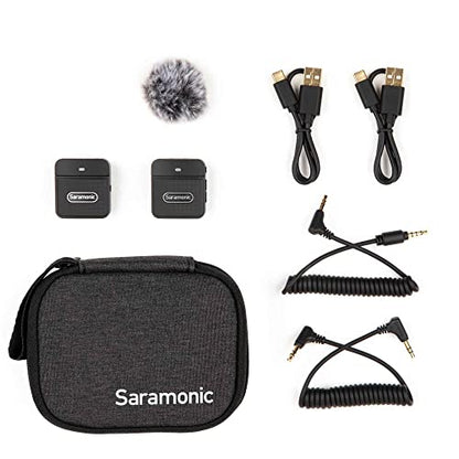 Saramonic Blink 100 B1 | Ultra-Portable Clip-On Wireless Microphone System for Cameras & Mobile Devices - size: Blink 100 B1