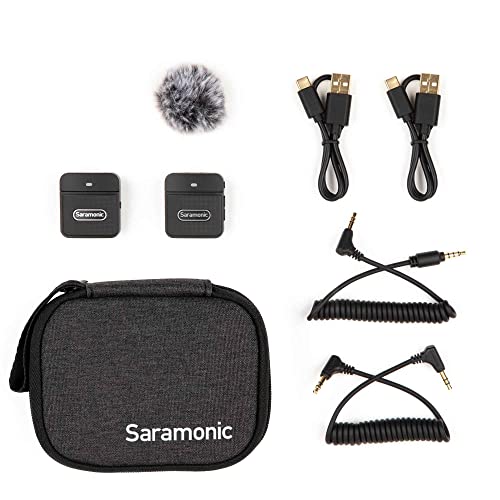 Saramonic Blink 100 B1 | Ultra-Portable Clip-On Wireless Microphone System for Cameras & Mobile Devices - size: Blink 100 B1