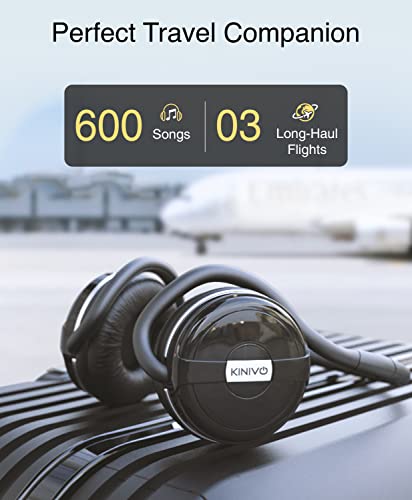 Kinivo BTH240 PRO Bluetooth Wireless Headphones (On-Ear, HiFi Stereo Music, 30 Hours Playtime, Built-in Mic, Foldable Headset, Hands-Free Calling) - size: BTH240-PRO