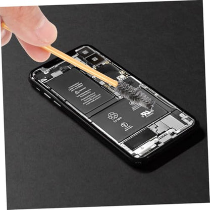 jojofuny 50pcs Cordless Headphone Cleaning Brush Earphone Maintenance Tool for Speakers and Eyeglasses Design for Daily Use Essential Cleaning Kit