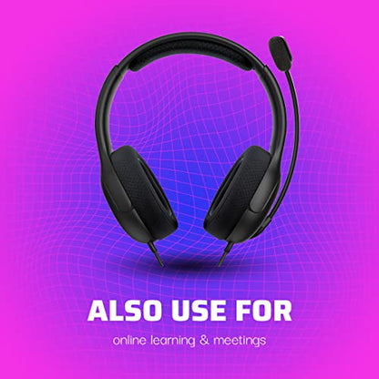 PDP Gaming AIRLITE Xbox Headset with Noise-Cancelling Microphone, Licensed Microsoft Series X|S, Xbox One Accessories, PC/Windows 10/11, Lightweight Wired Power Stereo headphones - Black - color: Black